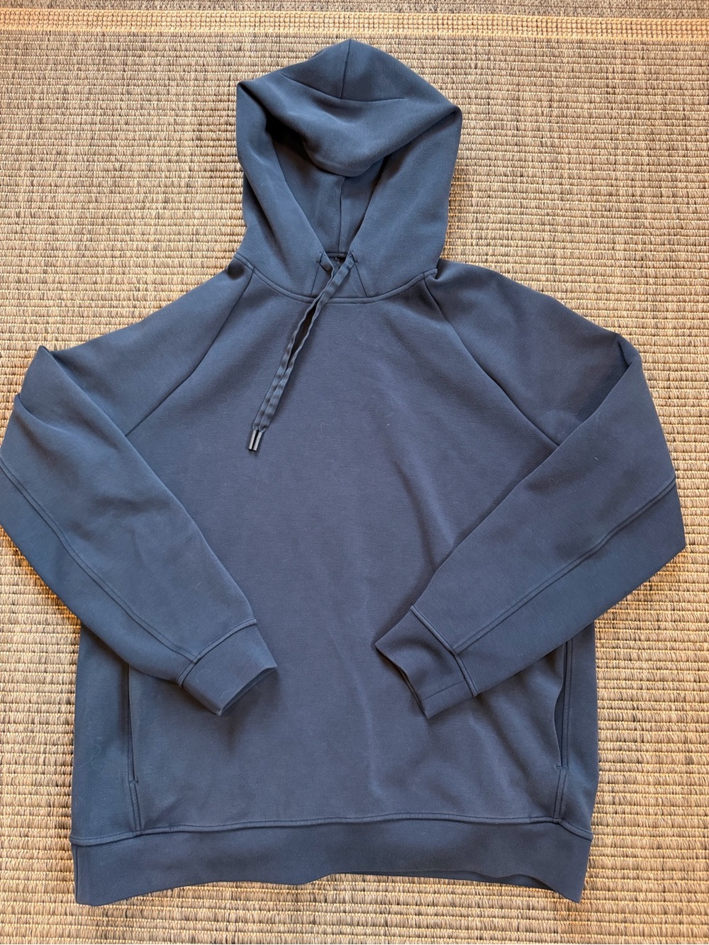 lululemon Men's Dark Navy Smooth Spacer Pullover Hoodie Square Dot
